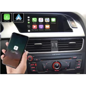 Android Auto Apple Carplay Audi A4 B8 Boitier Adaptateur Sans Fil Wifi USB Module Pour Ecran Autoradio Voiture D'origine